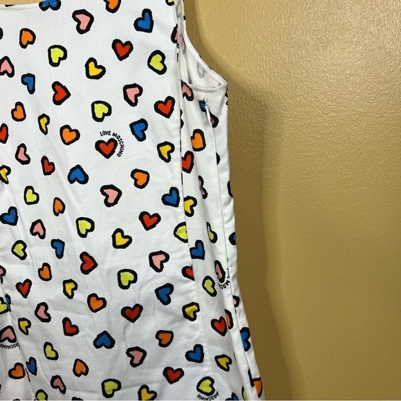 LOVE MOSCHINO | Multi color heart print dress - Picture 6 of 9